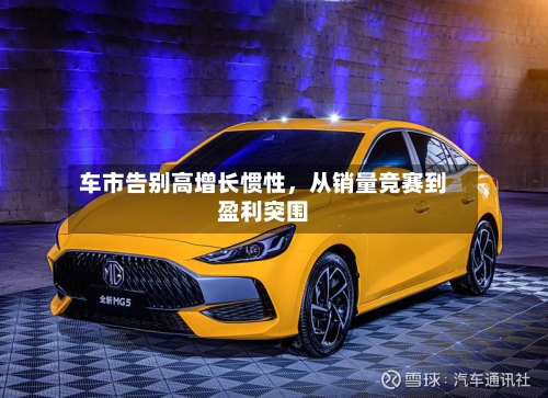 车市告别高增长惯性，从销量竞赛到盈利突围