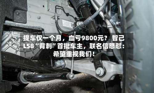 提车仅一个月，血亏9800元？ 智己LS8“背刺”首批车主	，联名信怒怼：希望重视我们！-第2张图片
