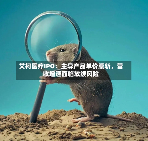 艾柯医疗IPO：主导产品单价腰斩	，营收增速面临放缓风险-第2张图片