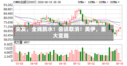 突发，全线跳水！会谈取消！美伊，重大变局