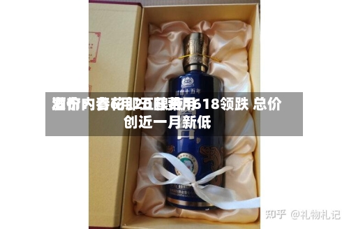 酒价内参6月20日费用发布：青花郎五粮液1618领跌 总价创近一月新低