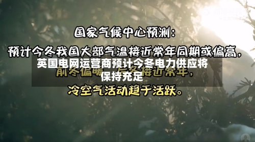 英国电网运营商预计今冬电力供应将保持充足