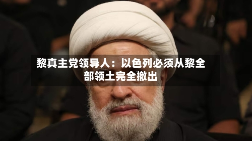 黎真主党领导人：以色列必须从黎全部领土完全撤出-第2张图片