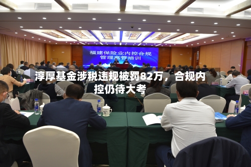 淳厚基金涉税违规被罚82万，合规内控仍待大考-第2张图片