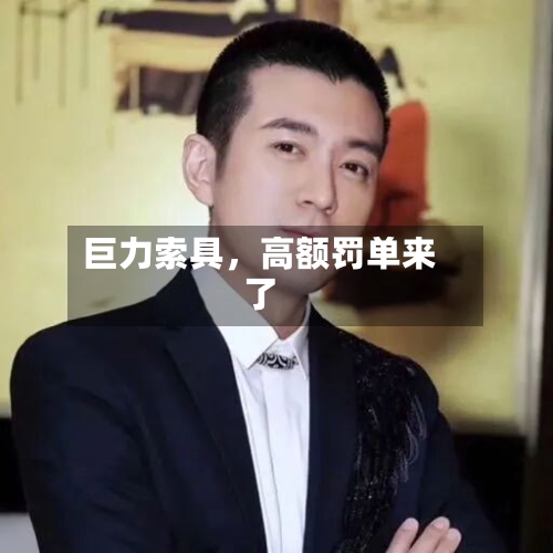巨力索具，高额罚单来了