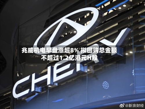 兆威机电早盘涨超8% 拟回购总金额不超过1.2亿港元H股-第2张图片