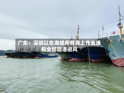 广东：深圳以东海域所有海上作业渔船全部回港避风